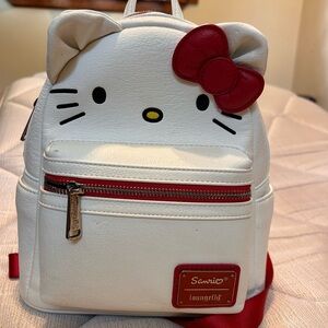 CO Red and White Patterned Interior Bag